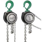 360 degrees 1 t 6 m Таль ручная цепная шестеренная 1 тонна 6 метра ...