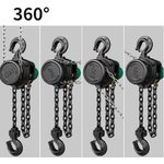 360 degrees 1 t 9 m Таль ручная цепная шестеренная 1 тонна 9 метра ...