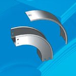 38242, Corner cover CD-90 100 mm vertical outer 90 degrees