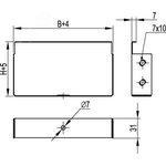 37264, End cap TC 200x80mm