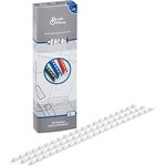 60901, Пружины для переплета пластиковые ProfiOffice 6мм, белые 100шт/уп.