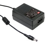 GSM18B12-P1J, Блок питания: импульсный, 12ВDC, 1,5А, Вых: 5,5/2,1, 18Вт, -25-60°C