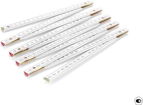 Фото 1/4 Метр складной 2м (деревянный) КЛБ