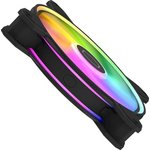 Вентилятор Cooler Master MasterFan MF140 Halo2 140мм, 4-pin, 1600об/мин, 27 дБ ...