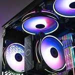 Вентилятор Cooler Master MasterFan MF140 Halo2 140мм, 4-pin, 1600об/мин, 27 дБ ...