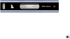 Фото 1/8 Уровень брусковый 200 мм 0.05 мм/м (ГРСИ №85734-22) КЛБ