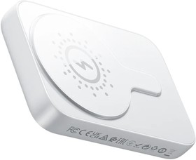 J117A, white, Внешний аккумулятор, PowerBank (10000mAh), Type-C, QC/PD 20W 2A, с беспроводной зарядкой (магнитный) – купить оптом и в розницу