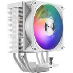 Кулер PCCooler R400 ARGb белый 92мм алюминий+медь 2200rpm 30db 4-pin 180W 133мм