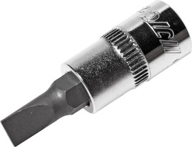 Фото 1/2 Бита-головка ШЛИЦ 1/4 х SL5.5, длина 37мм JTC