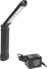 Фото 1/2 Лампа аккумуляторная переносная, с изменяемым углом наклона 45 градусов (30 светодиодов) JTC /1