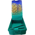 Набор свёрл по металлу с титановым покрытием HSS-Tin O 1/1.5/2…12/12.5/13 25 пр ...