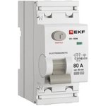 УЗО EKF E1026MA8030 ВДТ ВД-100N 2P 80А 30мА A эл-мех 6кА PROXIMA