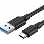 20883_, Кабель USB 3.0 UGREEN US184 A Male to Type C Male Cable Nickel Plating ...