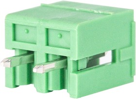 Фото 1/3 WJ15EDGVC-3.81- 02P-14-00A, Клеммник, 2-контактный, 3.81мм, прямой