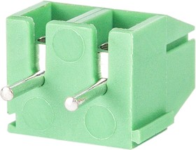 Фото 1/3 WJ396-3.96-02P-14-00A, Клеммник, 2-контактный 3.96мм, прямой