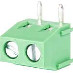 WJ127R-5.0-02P-14-00A, Клеммник винтовой на плату 5.0мм 2pin угловой на плату
