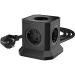 Сетевой фильтр AGNI 5р/3м,черный(TP- VE4U5E-3m-black)