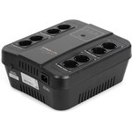 Источник бесперебойного питания Crown CMUS-275 EURO SMART CM000003159 Line Interactive 850VA/480W, 2V/9AH, розетки 8*EURO, трансформатор AVR