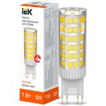 LLE-CORN-7-230-30-G9, Лампа LED CORN капсула 7Вт 230В 3000К керамика G9 IEK