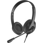 Гарнитура A4TECH Fstyler FH100i, для компьютера, накладные, проводные ...