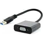 Переходник USB 3.0 A (M) - VGA, 0.15м, Cablexpert AB-U3M-VGAF-01