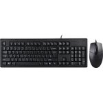 Клавиатура + мышь A4Tech KRS-8372 клав:черный ...