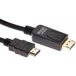 VCOM CG608M-1.8M Кабель-переходник DisplayPort M-  HDMI M 4K@60Hz 1.8m VCOM ...