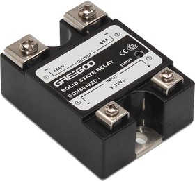 Фото 1/2 GDH-6048ZD3, Твердотельное реле 60A, 480VAC, 3-32VDC