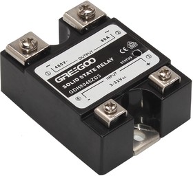 Фото 1/2 GDH-8048ZD3, Твердотельное реле 80A, 480VAC, 3-32VDC
