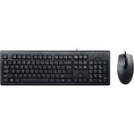 477618, A4Tech KRS-8372 keyboard+Mouse kit:black mouse:black USB