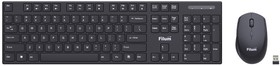 Фото 1/8 Клавиатура и мышь Wireless Filum FL-KTW10-BK мышь оптическая USB, 4 кл., DPI: 800/1200/1600, 104 кл., тип клавиатуры: мембранная, питание АА