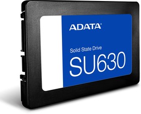Фото 1/10 ASU630SS-1T92Q-R, Твердотельный диск 1.92TB A-DATA Ultimate SU630, 2.5", SATA III, [R/W - 520/450 MB/s] 3D QLC