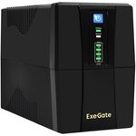 EX292784RUS, ИБП ExeGate Power Back BNB-1000.LED. AVR.4C13.RJ.USB (1000VA/550W ...