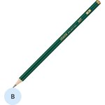 Black graphite pencil Art, B, hexagon, B/last