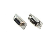 Разъем D-SUB розетка, контакты 9HP, на кабель, DB-9F