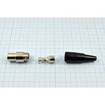 Разъем микрофонный miniXLR розетка, контакты 4P, монтаж на кабель, B8.5, MC981-4P