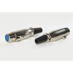 Разъем микрофонныйxLR розетка, контакты 5P, монтаж на кабель, MC910-5P