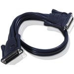 ATEN 2L-1705, Cord, mon., clave.+mouse, DB25F -- CS101 , 50 wires, crimped ...