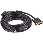 Кабель HDMI AM/DVI(24+1)M, 7.5м, CU, 1080P@60Hz, 2F, VCOM  CG484GD-7.5M