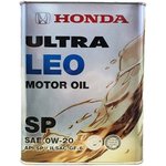 08227-99974, Масло моторное HONDA 0W20 SP (4L), HONDA ULTRA LEO 0W20 SP (синт)