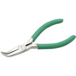 Длинногубцы изогнутые 1PK-055S (130мм, пружина)