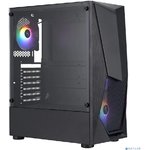 1STPLAYER DK DK-3 Black / ATX / 4x120mm FRGB fans / DK-3-BK-4F1