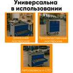 Инструментальная тележка Wellmet ML6C M-3519006199