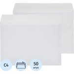 55223, Конверт белый C4 стрип 229х324 90г Attache Economy 80 гр 50шт/уп 5уп/кор