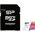 Флеш карта microSD 128Gb Silicon Power Elite A1 microSDXC Class 10 UHS-I U3 100 ...