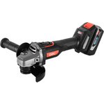 Угловая шлифмашина аккумуляторная 125мм Deli DE-JM20-2D4 ( 2 акб, 20В х 4Ач, ЗУ, 20В,