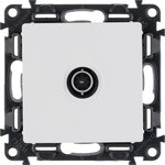 753451, Valena LIFE Розетка ТВ c топологией звезда 0-2400 МГц С лицевой панелью Белая