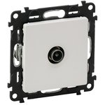 753451, Valena LIFE Розетка ТВ c топологией звезда 0-2400 МГц С лицевой панелью Белая