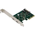 ExeGate EXE-313 PCI-Ex4 controller, 2*USB3.1 Type-C ext ...