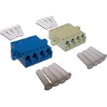 Адаптер оптический LC, SM, 4 порта, корпус SC дуплекс -4LC/S-AM-SM